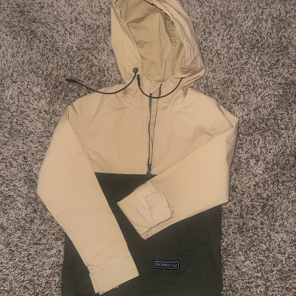 Hooded Two-Tone Jacket